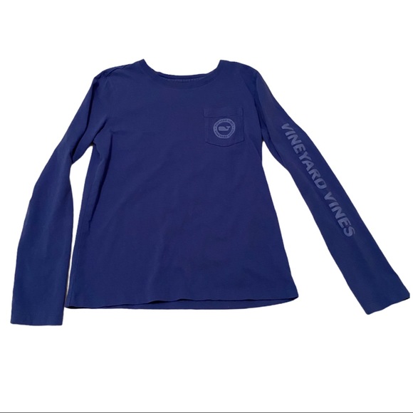 Vineyard Vines Blue Long-sleeve Tshirt Size Small - Picture 3 of 10